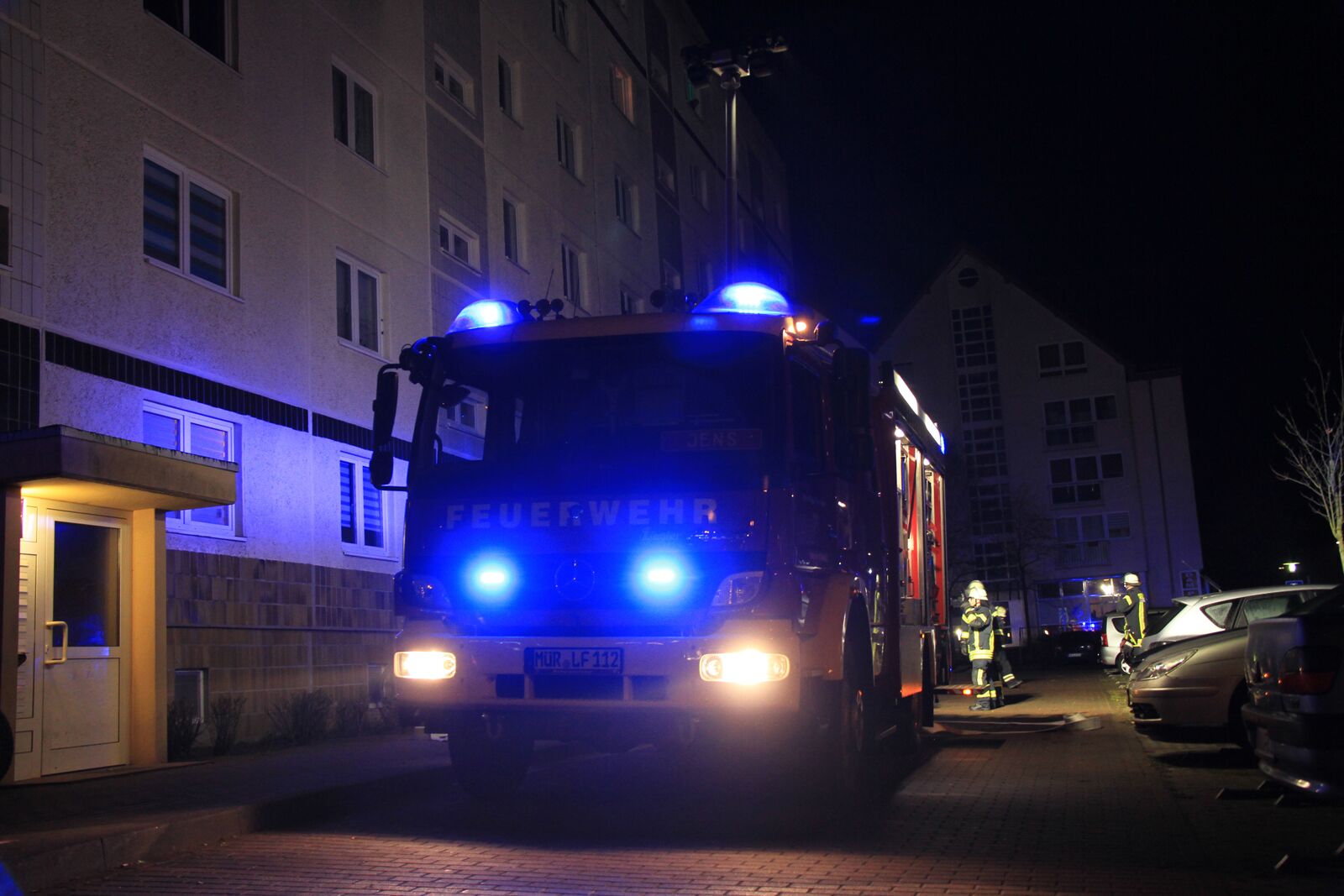 Waren (Müritz): Feuerwehreinsatz