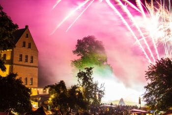 Feuerwerk Burgfest Penzlin Veranstaltungen Penzlin