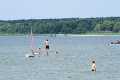 Badestrand am Fleesensee