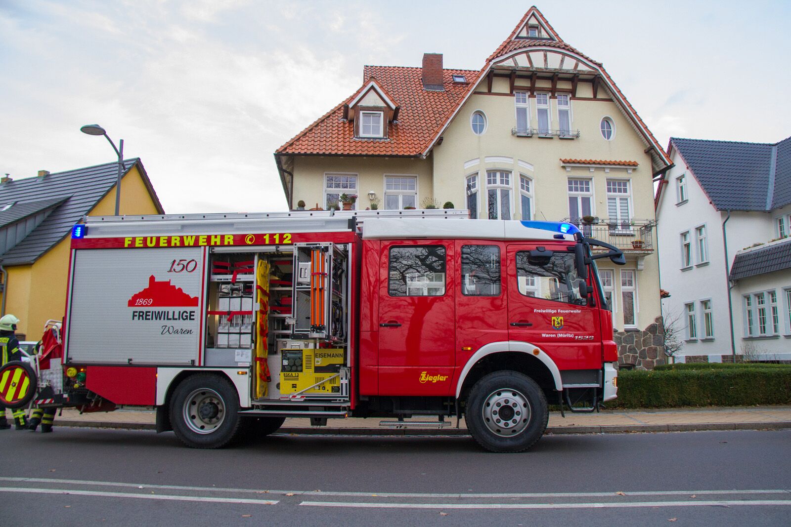 Einsatz Freiwillige Feuerwehr Waren (Müritz)