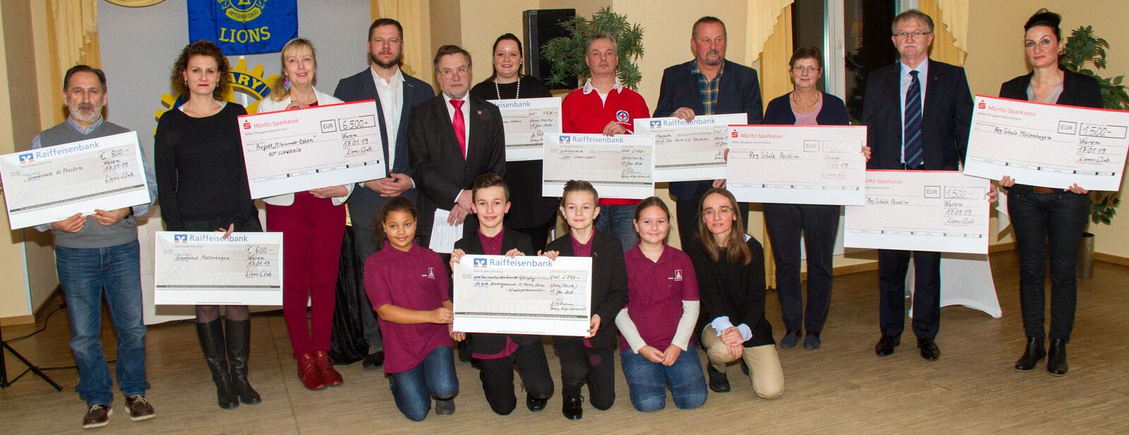 Lions-Club Müritz und Rotary Club Waren (Müritz)