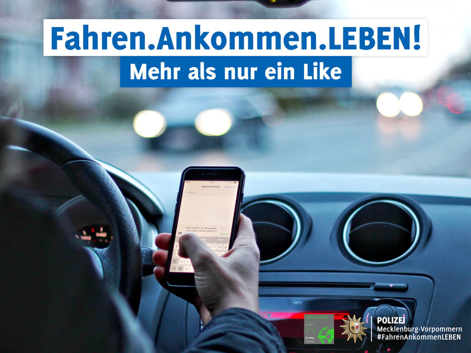 Kampagne „Fahren – Ankommen – Leben!“