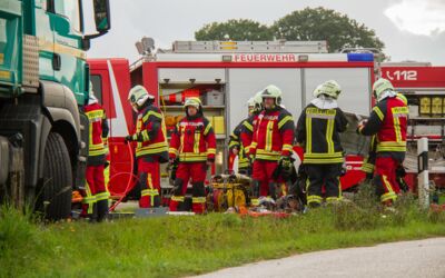 Einsatz Freiwilligen Feuerwehren Silz, Malchow und Alt Schwerin