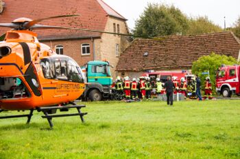 Einsatz Freiwilligen Feuerwehren Silz, Malchow und Alt Schwerin