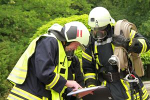 Einsatzübung Brand Schloss Wendorf