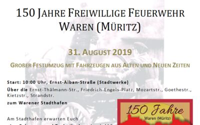 Festumnzug Feuerwehr Waren (Müritz)
