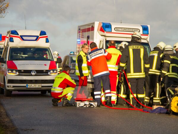 Feuerwehreinsatz nach Unfall