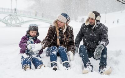 Winterspaß im Schnee