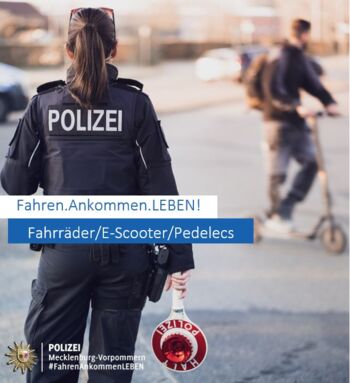 Verkehrskontrollen Fahrräder/E-Scooter/Pedelecs
