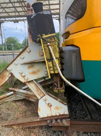 Unfall Regionalexpresses 8 in Wismar