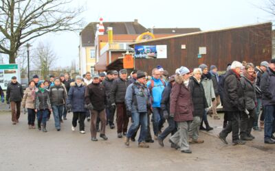 Silvesterwanderung von der Kegelbahn-Reschke um den Tiefwarensee