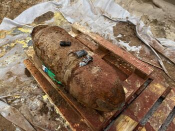 Bombenentschärfung in Rechlin Müritz