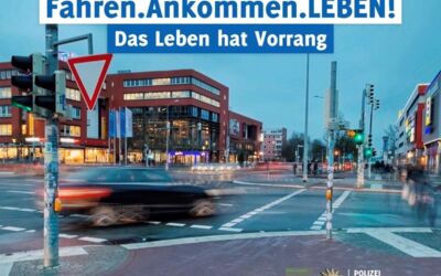 Polizei-Kampagne "Fahren.Ankommen.LEBEN!"