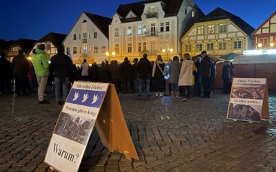 Montags-Demo in Waren (Müritz)