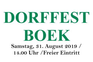 Veranstaltung in Boek