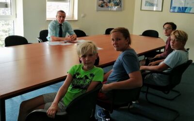 Termin beim Bürgermeister Norbert Möller