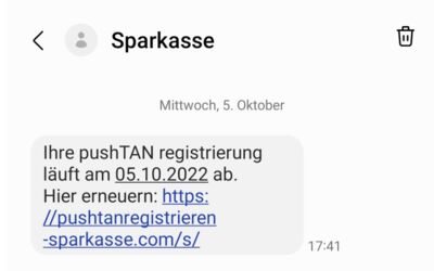 Polizei wartn vor TAN-SMS