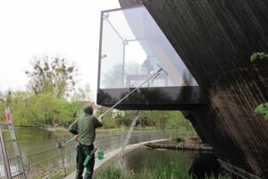 Bauarbeiten im Müritzeum in Waren (Müritz)