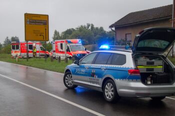 Feuerwehreinsatz Groß Plasten Unfall B192