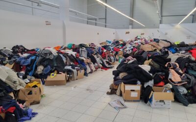 Hilfe für Flüchtlinge Kriegsgebiet