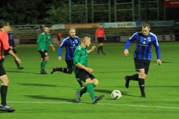 Fußballspiel im Müritzstadion