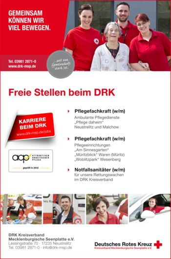 Arbeitsplätze Pflegefachkräfte und Notfallsanitäter