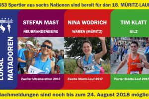 Müritz-Lauf bereits 653 Sportler angemeldet