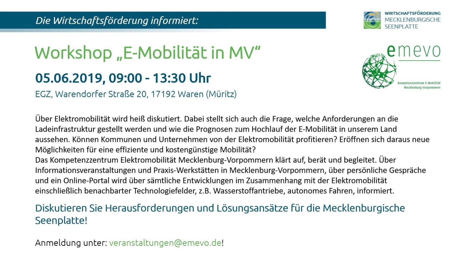 Existenzgründungszentrum Mecklenburgische Seenplatte