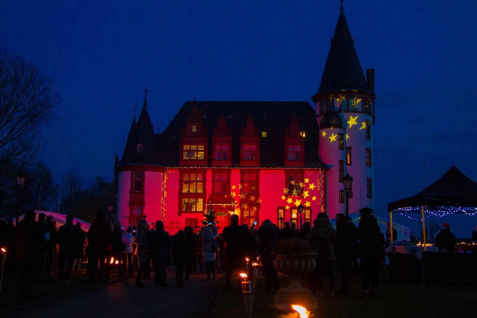 Lichterfest Schloss Hotel Klink Weihnachtsmarkt Klink
