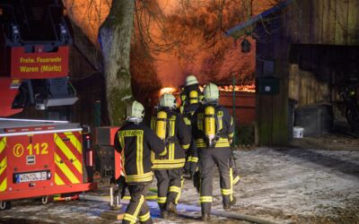 Großbrand Speck Müritz-Nationalpark