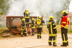 Brand altes Neustrelitzer Krankenhaus