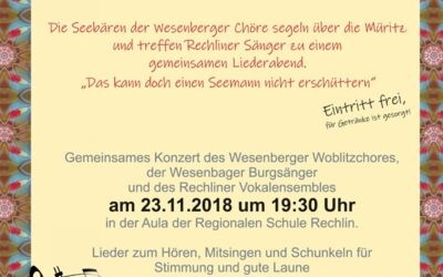 Chor-Konzert in Rechlin