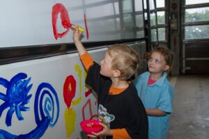 Kita-Kinder bei der MVVG