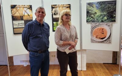 Museumsleiterin Undine Haase und Archivar Rainer Hilse Ankershagen