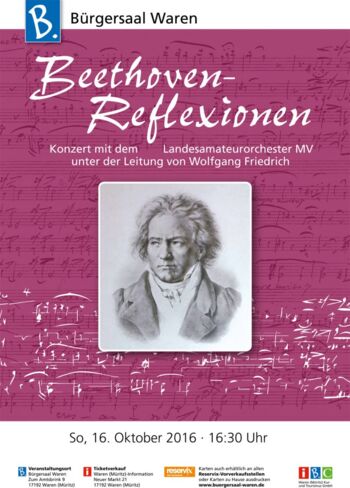 Beethoven-Reflexionen im Bürgersaal Waren (Müritz) Beethoven-Reflexionen im Bürgersaal Waren (Müritz)