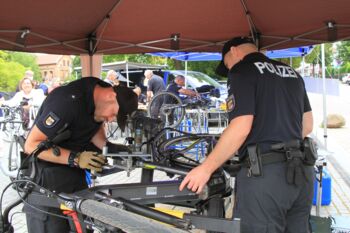 kostenfreie Fahrradsicherung durch Polizei