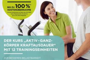 Krankenkassen fördern Fitnesstraining