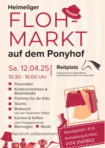 Trödelmarkt in Röbel/Müritz