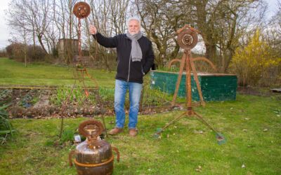 Aus Schrott mache ich Skulpturen