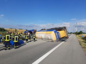 BAB 20 schwerer Verkehrsunfall