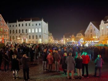 Demonstration Waren (Müritz)