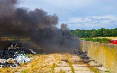 Strohmiete brennt bei Ankershagen