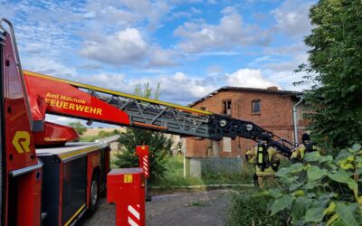 Großbrand in Silz bei Malchow
