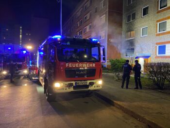 Einsatz Berufsfeuerwehr Neubrandenburg