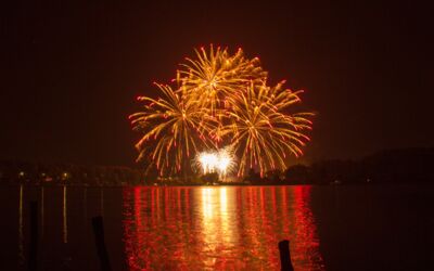 Feuerwerk in Waren (Müritz)