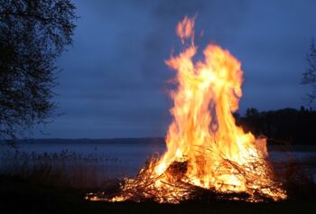 Johannesfeuer Mecklenburgische Seenplatte