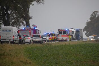 Feuerwehreinsatz Verkehrsunfall Schloen - Dratow