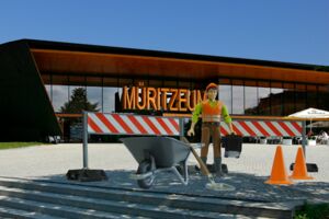 Bauarbeiten im Müritzeum