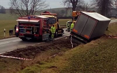Lkw-Unfall B192