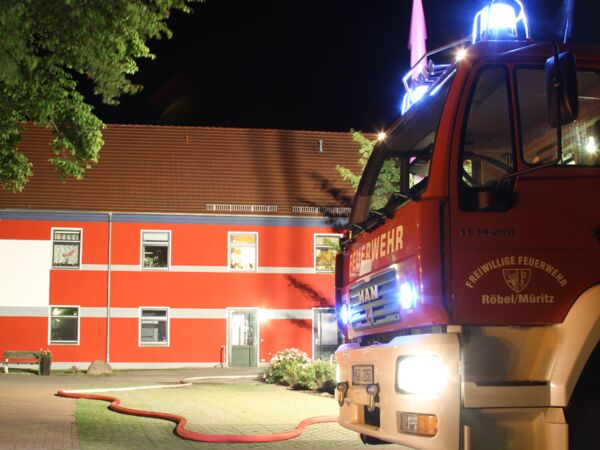 Feuerwehreinsatz Röbel/Müritz